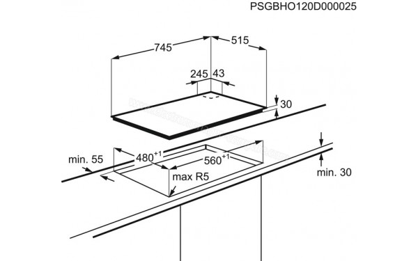 ELECTROLUX KGU75361X - Sch&eacute;ma technique