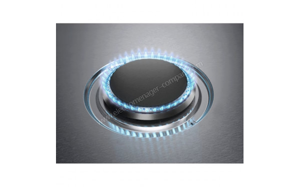 ELECTROLUX KGU753723Z - Zoom sur le foyer &agrave; gaz