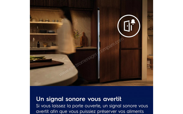 ELECTROLUX KNA7CE18S - Alarme de porte ouverte