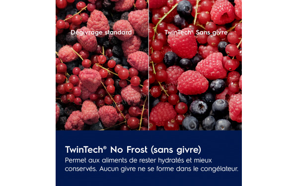 ELECTROLUX KNR7TE75S - Technologie TwinTech No Frost