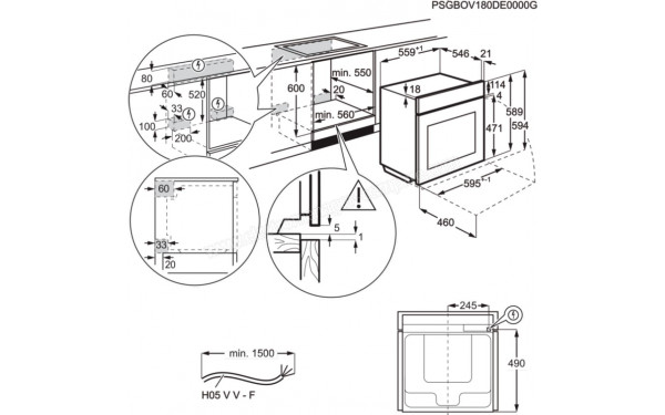 ELECTROLUX KOEDP61X - Sch&eacute;ma technique