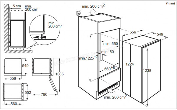 ELECTROLUX LFO5SE12R - Installation