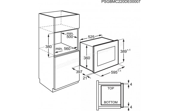 ELECTROLUX LMF4263TET - Dimensions