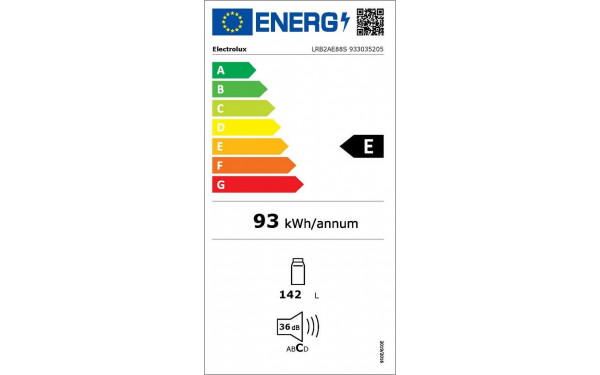 ELECTROLUX LRB2AE88S - &Eacute;tiquette &eacute;nergie v2
