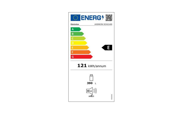 ELECTROLUX LRC8ME39X - &Eacute;tiquette &eacute;nergie v2