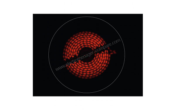 ELECTROLUX LRR6430CK - Zoom sur le foyer radiant