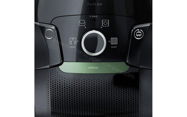 ELECTROLUX PD91-GREEN - Vue des commandes (cr&eacute;dit : Boulanger)