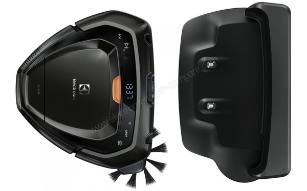 ELECTROLUX PI91-5SGM - Vue du dessus avec base de chargement (cr&eacute;dit : Boulanger)