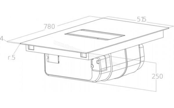 ELICA NIKOLATESLA Alpha B BL/F BO/78 - Dimensions