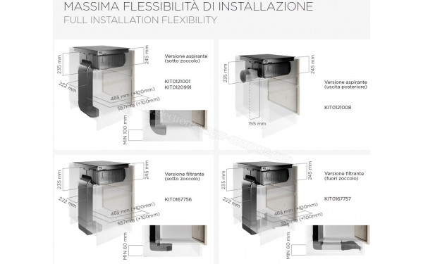 ELICA NIKOLATESLA FIT 3Z BL/A/60 - Dimensions