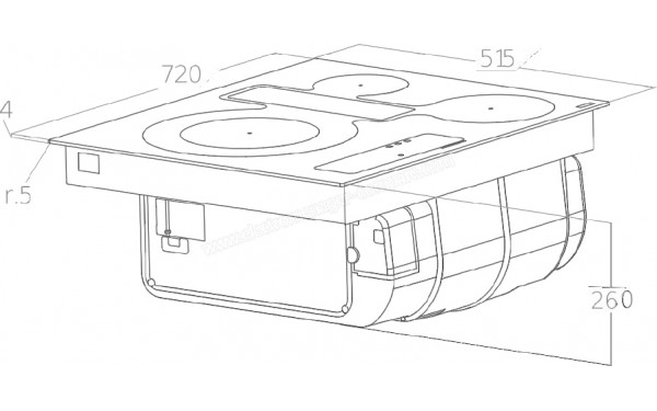 ELICA NIKOLATESLA FIT 3Z BL/A/72 - Dimensions