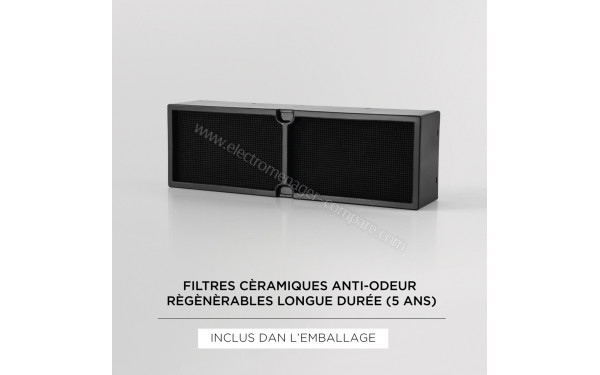 ELICA NIKOLATESLA FIT XL RAW BR/F BO/83 - Filtres c&eacute;ramiques anti-odeur