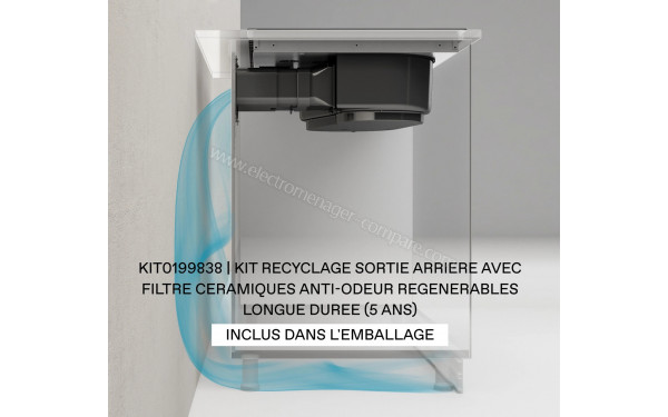 ELICA NIKOLATESLA Flame Evo GR/F BO/88 - Filtre c&eacute;ramique anti-odeur