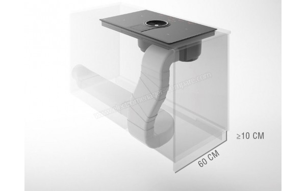 ELICA NIKOLATESLA LIBRA BL/A/83 - Profondeur d'installation (cr&eacute;dit : Boulanger)