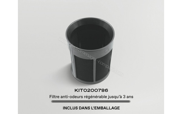 ELICA NIKOLATESLA ONE Evo BL/F BO/83 - Filtre anti-odeurs
