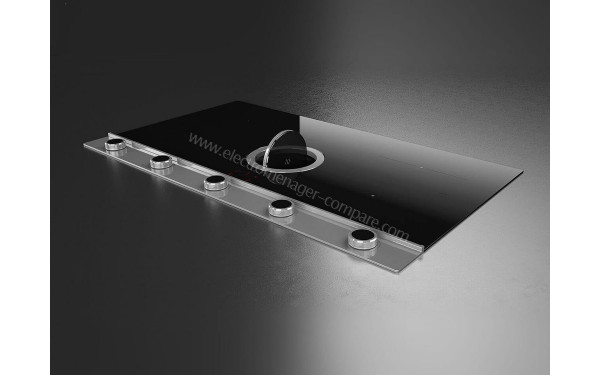 ELICA NIKOLATESLA Unplugged BLIX/A/90 - Appareil encastr&eacute; vue 3/4 droite