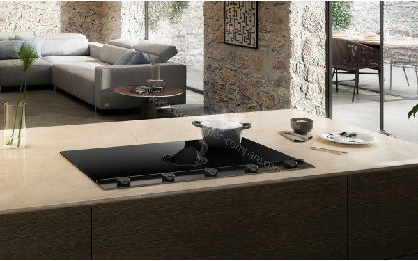 ELICA NIKOLATESLA Unplugged BL/FBO/90 - Appareil encastr&eacute; vue 3/4 gauche