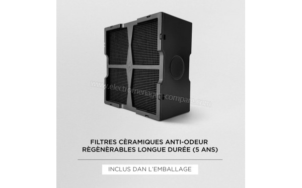 ELICA NIKOLATESLA Unplugged BLIX/F/90 - Filtres c&eacute;ramiques anti-odeur