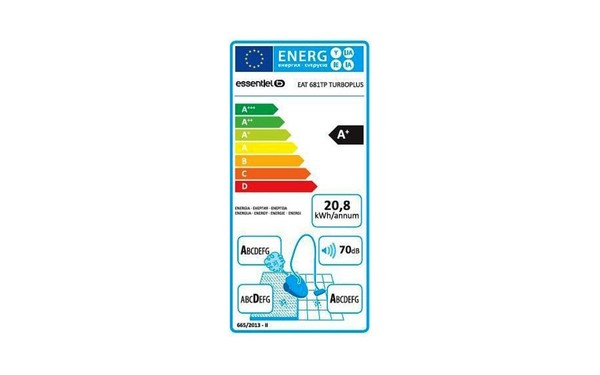 ESSENTIELB EAT 681TP Turboplus - &Eacute;tiquette &eacute;nergie