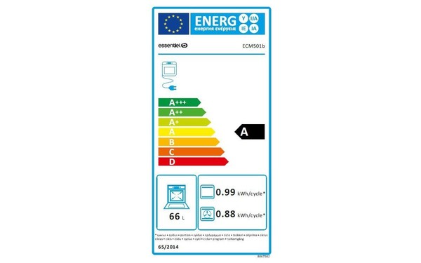 ESSENTIELB ECM 501b - &Eacute;tiquette &eacute;nergie