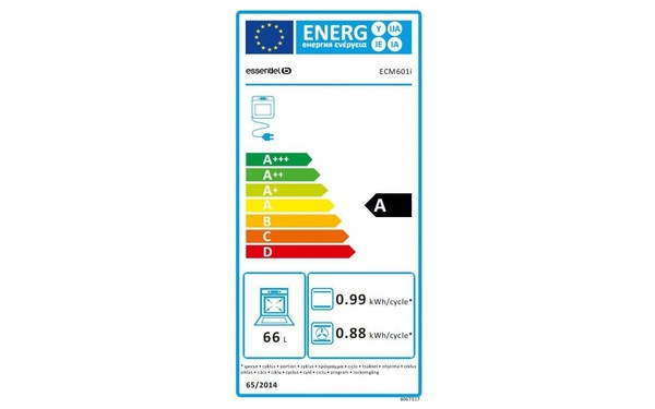 ESSENTIELB ECM 601i - &Eacute;tiquette &eacute;nergie