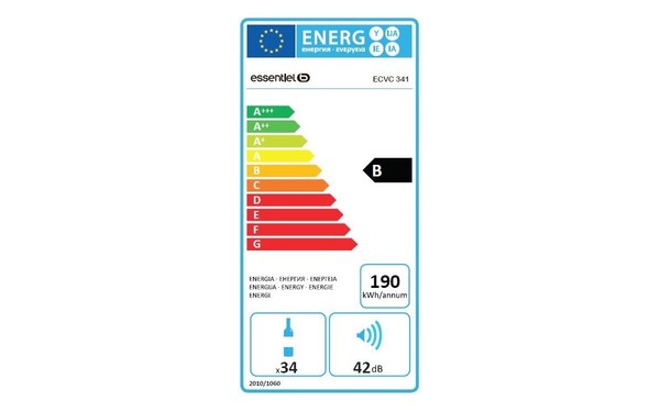 ESSENTIELB ECVC341 - &Eacute;tiquette &eacute;nergie
