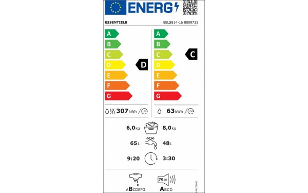 ESSENTIELB EELS814-1b - &Eacute;tiquette &eacute;nergie v2
