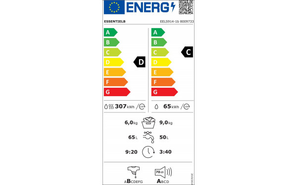 ESSENTIELB EELS914-1b - &Eacute;tiquette &eacute;nergie v2