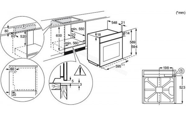 ESSENTIELB EFMP 105i - Dimensions
