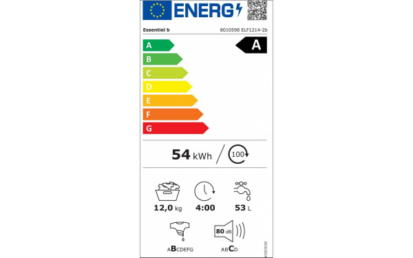 ESSENTIELB ELF1214-2b - &Eacute;tiquette &eacute;nergie v2