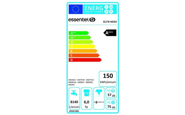 ESSENTIELB ELF 614DD2 - &Eacute;tiquette &eacute;nergie
