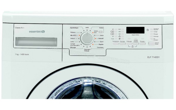 ESSENTIELB ELF 714DD1 - Panneau de commandes (cr&eacute;dit : Boulanger)