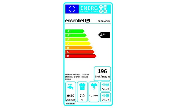 ESSENTIELB ELF 714DD1 - &Eacute;tiquette &eacute;nergie