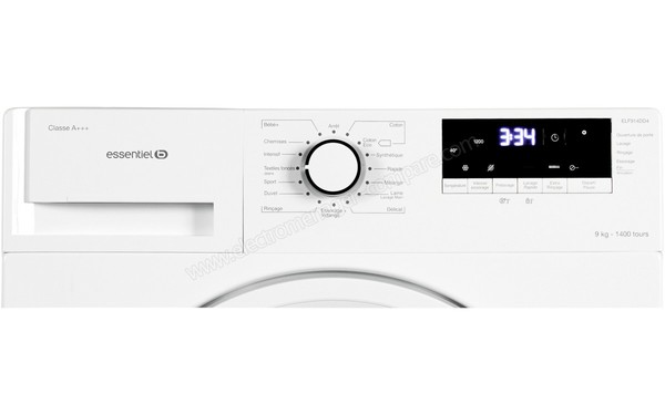 ESSENTIELB ELF914DD4B - Panneau de commandes (cr&eacute;dit : Boulanger)