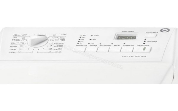 ESSENTIELB ELT612-5b - Panneau de commandes (cr&eacute;dit : Boulanger)