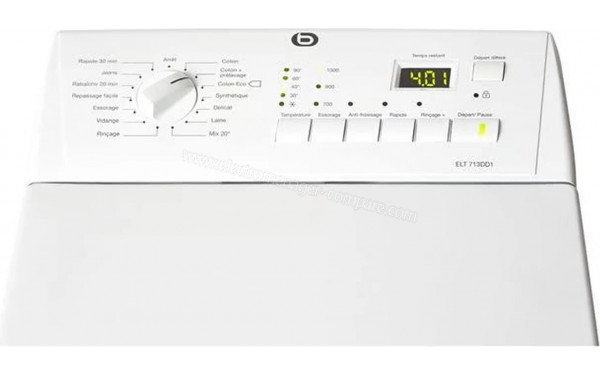 ESSENTIELB ELT713DD1 - Panneau de commandes