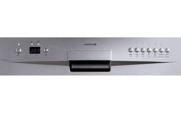 ESSENTIELB ELVC 531s - Panneau de commandes (cr&eacute;dit : Boulanger)