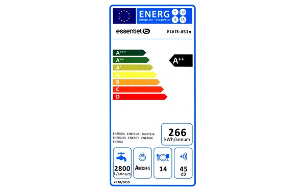 ESSENTIELB ELVI3-451n - &Eacute;tiquette &eacute;nergie