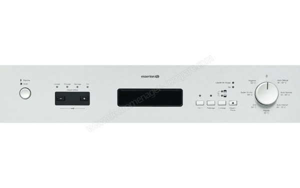 ESSENTIELB ELVI3-452i - Panneau de commandes (cr&eacute;dit : Boulanger)