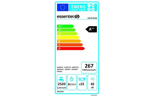 ESSENTIELB ELVI3-452n - &Eacute;tiquette &eacute;nergie