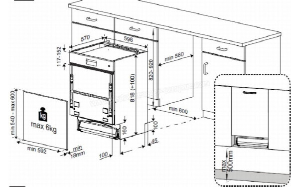 ESSENTIELB ELVI-451i - Dimensions
