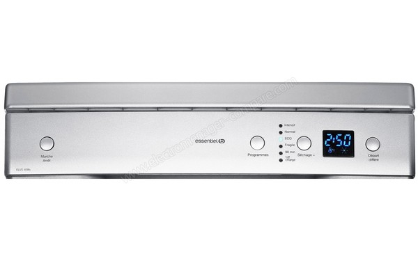 ESSENTIELB ELVS 458s - Panneau de commandes (cr&eacute;dit : Boulanger)
