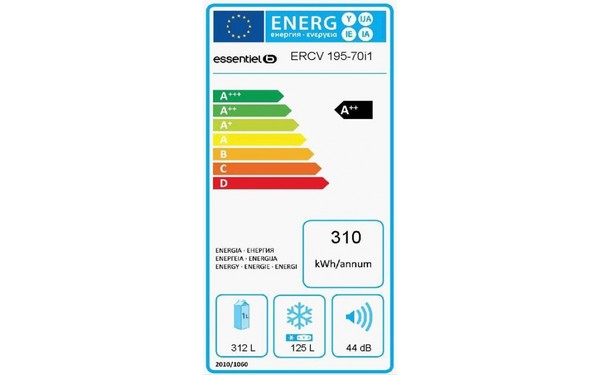 ESSENTIELB ERCV 195-70i1 - &Eacute;tiquette &eacute;nergie