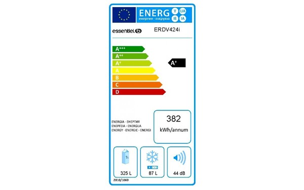 ESSENTIELB ERDV 424i - &Eacute;tiquette &eacute;nergie