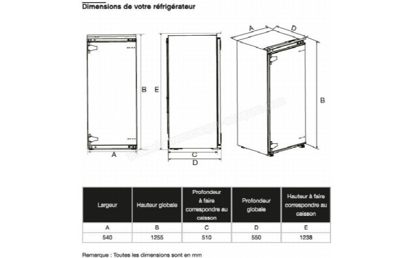ESSENTIELB ERFI125-55miB1 - Dimensions
