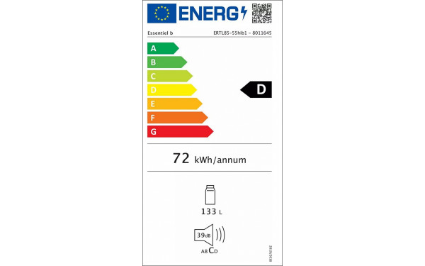 ESSENTIELB ERTL85-55HIB1 - &Eacute;tiquette &eacute;nergie v2