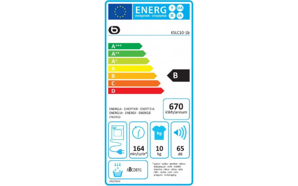 ESSENTIELB ESLC10-1b - &Eacute;tiquette &eacute;nergie