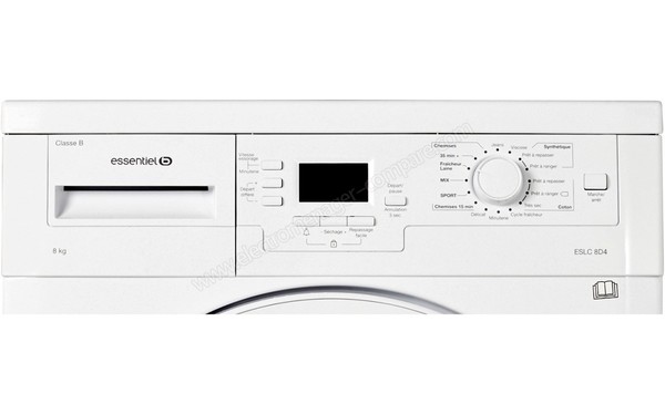 ESSENTIELB ESLC8D4 - Panneau de commandes (cr&eacute;dit : Boulanger)