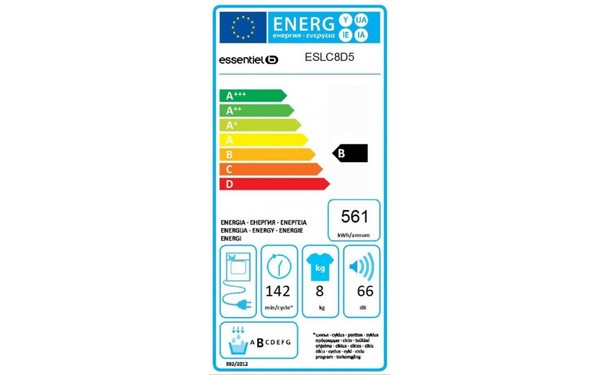 ESSENTIELB ESLC8D5 - &Eacute;tiquette &eacute;nergie