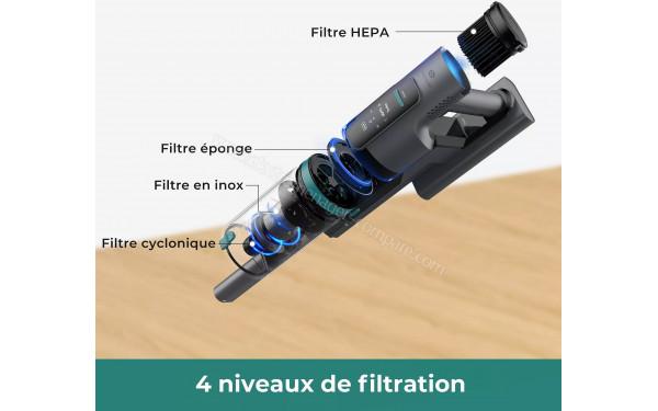 ESSENTIELB EVCSK500 - 4 niveaux de filtration